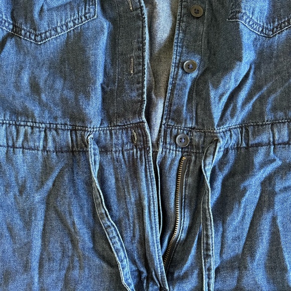 Gap Dark Blue Denim Romper Small - Picture 5 of 5